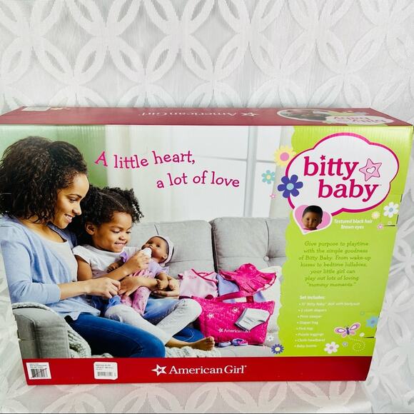 American Girl Doll Bitty Baby BB1 Gift Set African American New in Box - Picture 6 of 12
